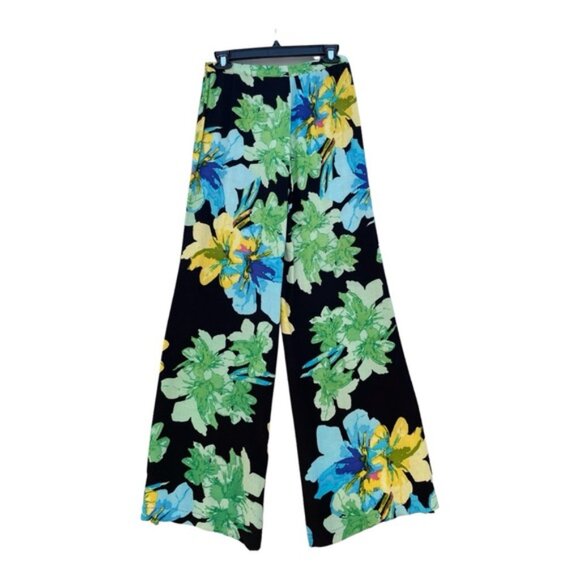 Anthropologie Ella Moss Women's Wide Leg Floral Print Pants - Size S - Picture 2 of 10